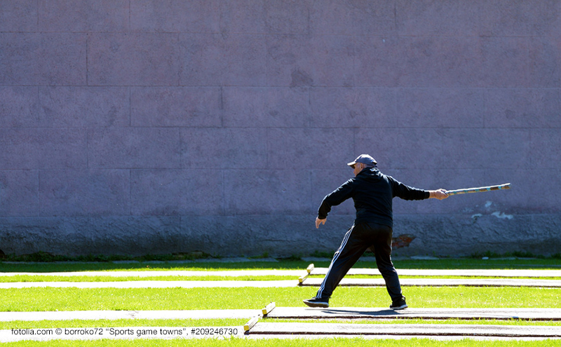 Im Blickpunkt: Das slawische Spiel Gorodki