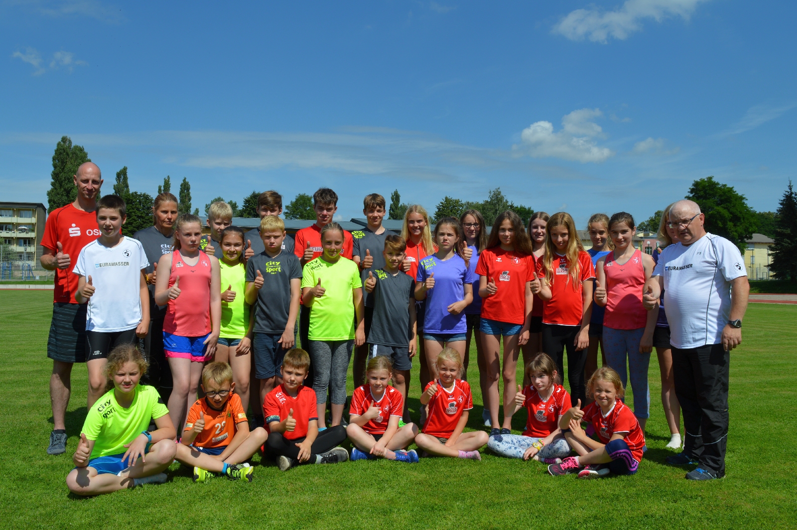 Motivierte Mädchen und Jungen für anstehende Wettkämpfe fit gemacht