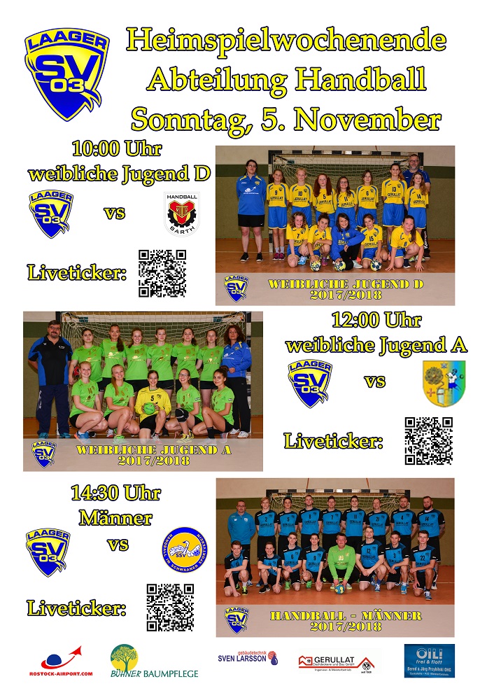 Handball-Sonntag in Laage