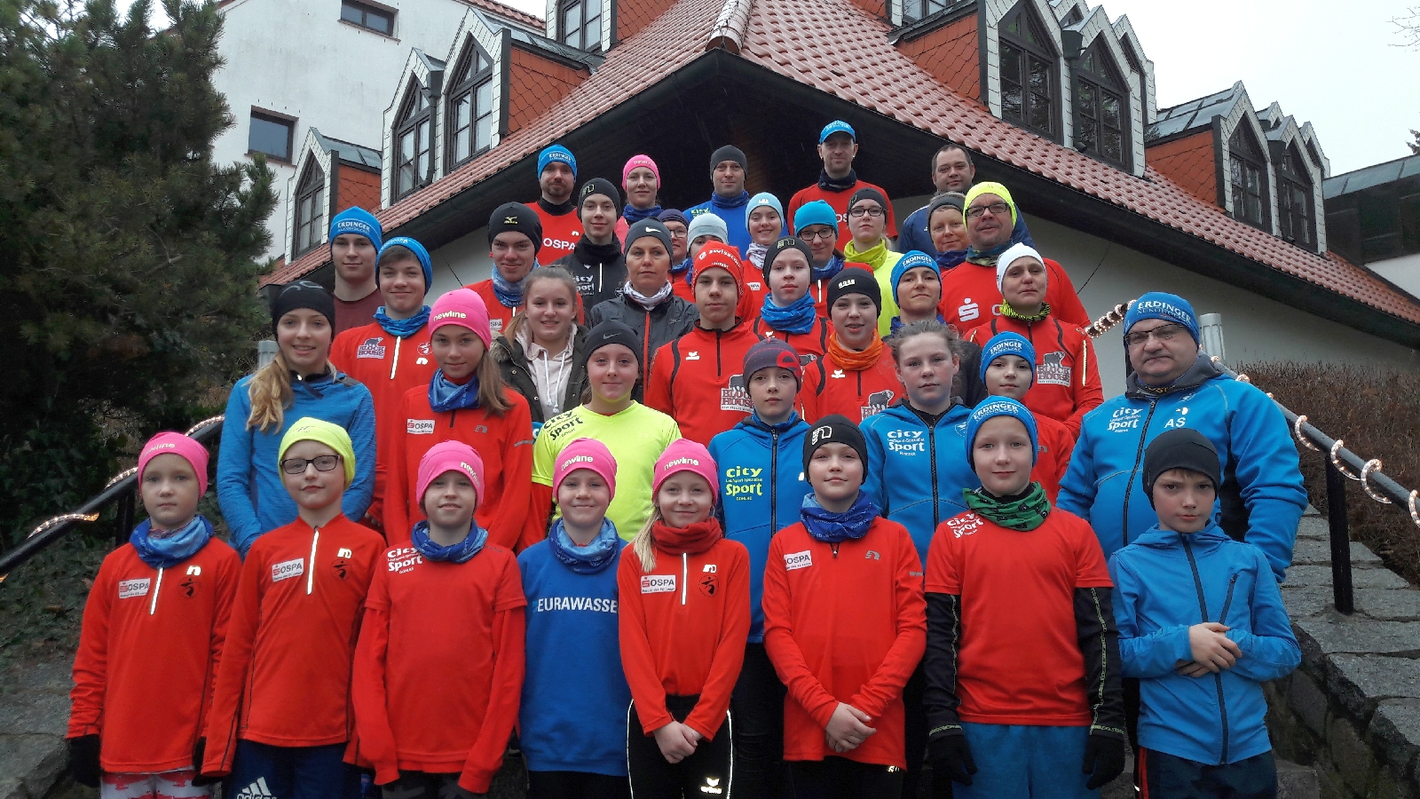 Wintertrainingslager auf der kalten Insel Usedom