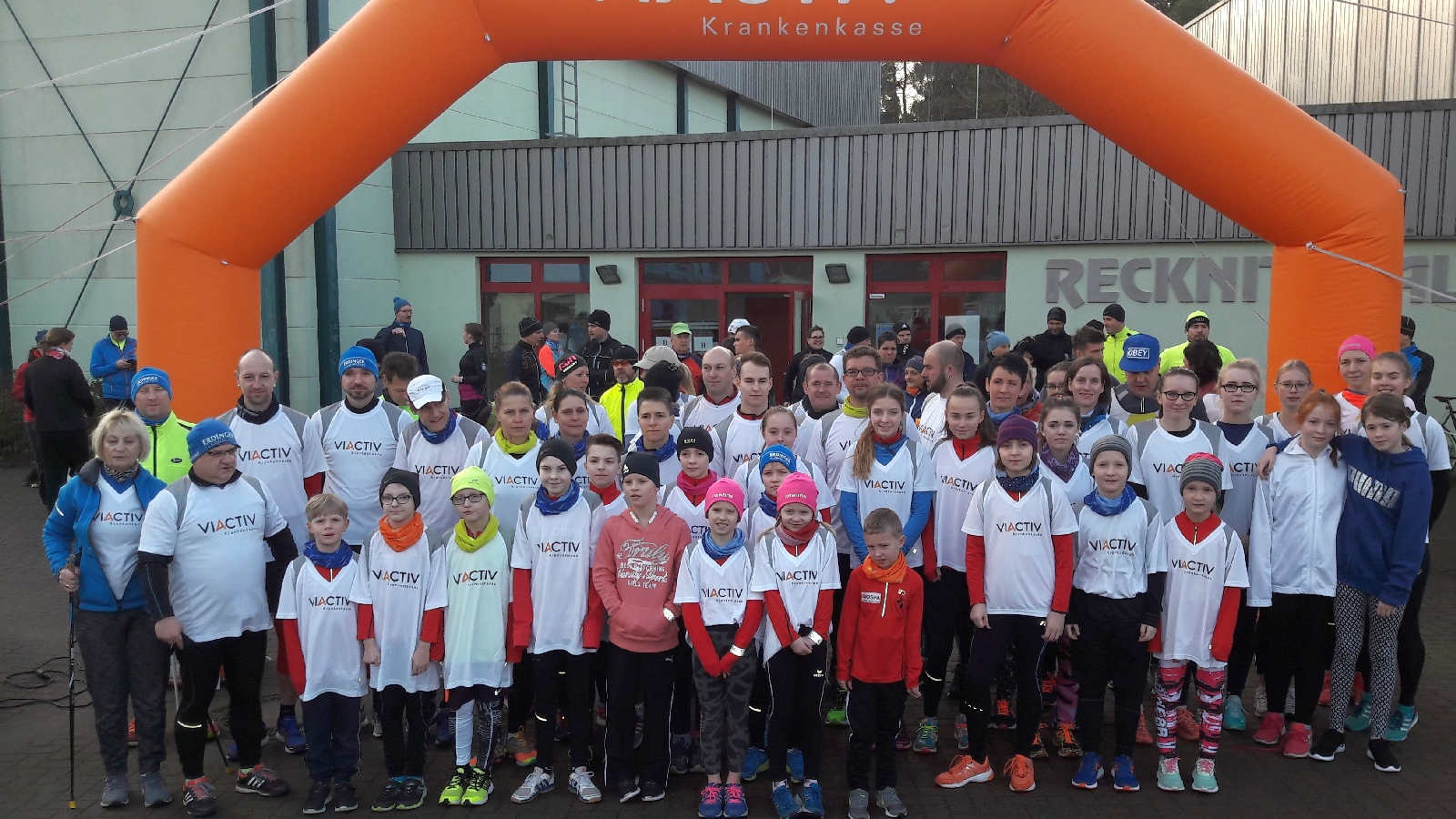 VIACTIV-Neujahrslauf mit über 100 Teilnehmern