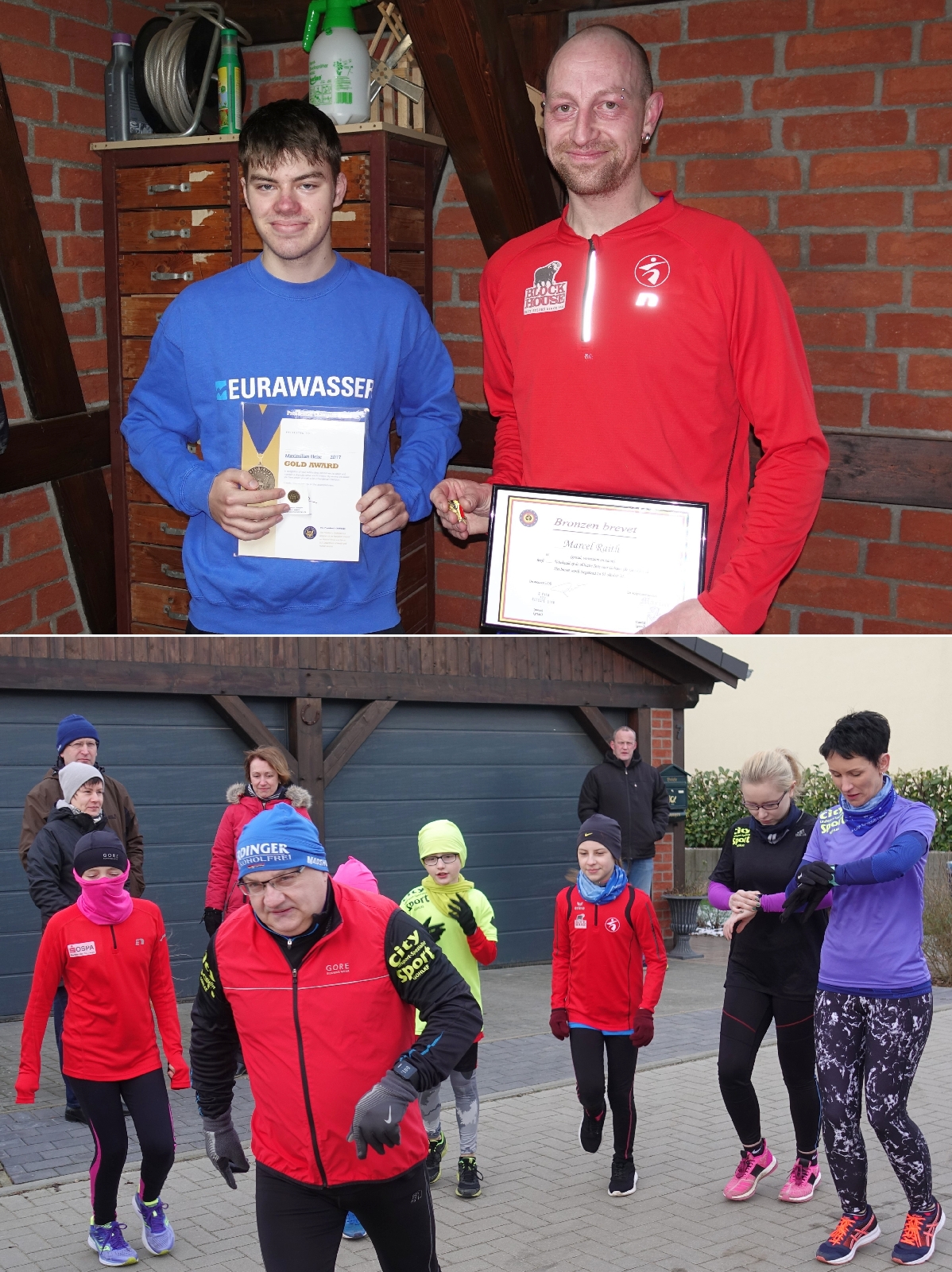 Eiskalter Winterlauf des SC Laage