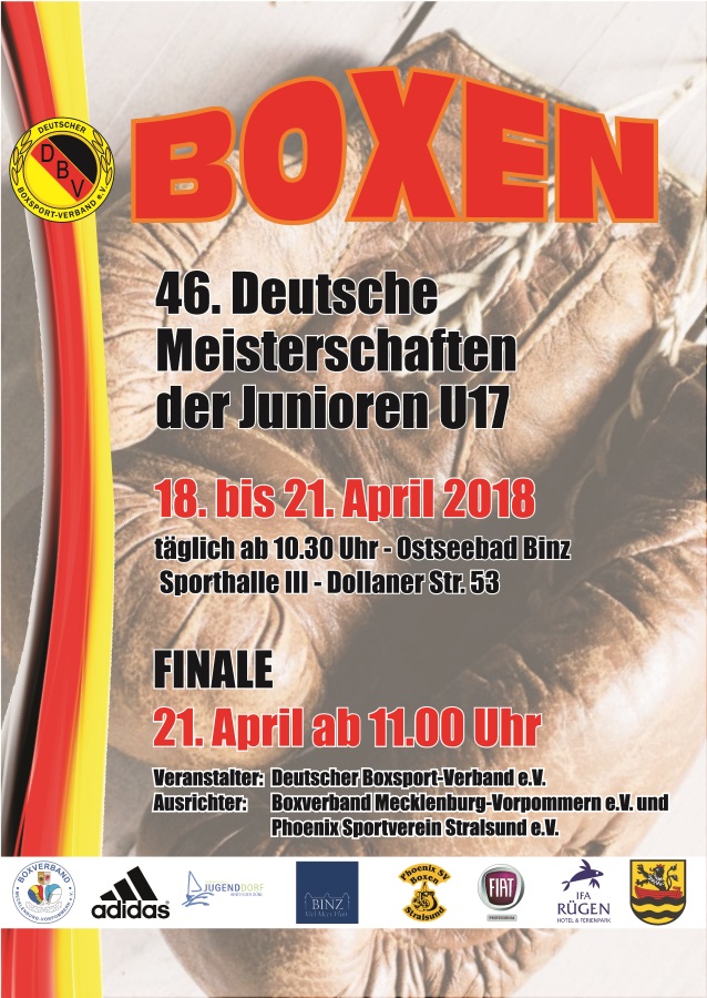 46. Deutsche Juniorenmeisterschaften im Boxen 2018