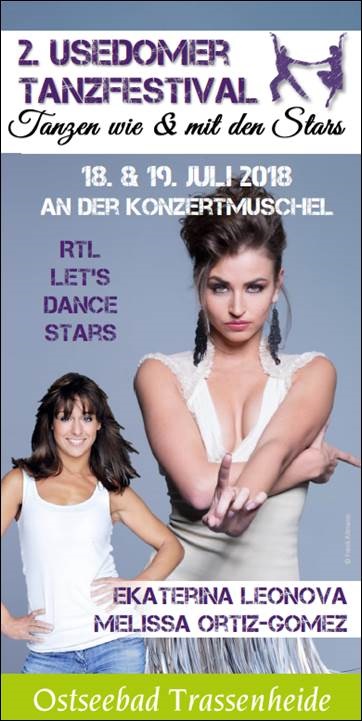 Promi-Tanztrainerinnen geben sich beim 2. Usedomer Tanzfestival die Ehre