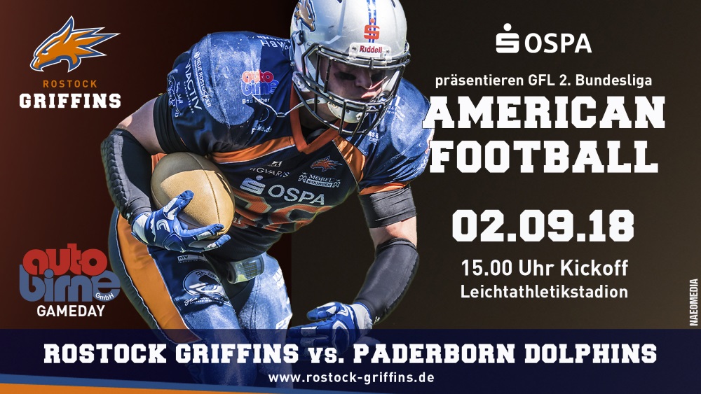 Griffins empfangen Dolphins – Letztes Heimspiel der Saison 2018