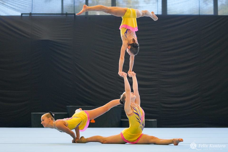 VfL-Sportakrobatinnen nur knapp an Bronze vorbei