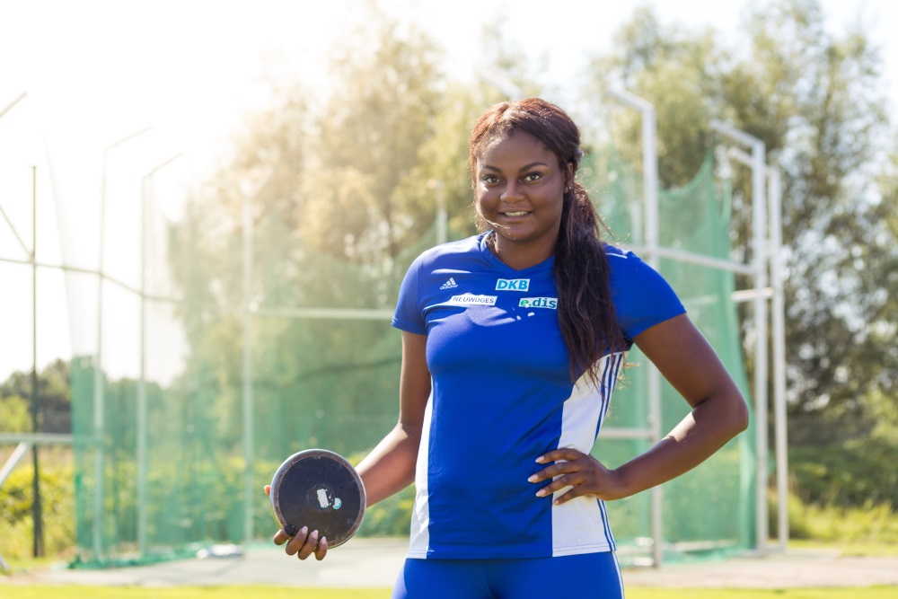 Diskuswerferin Claudine Vita holt Bronze in München