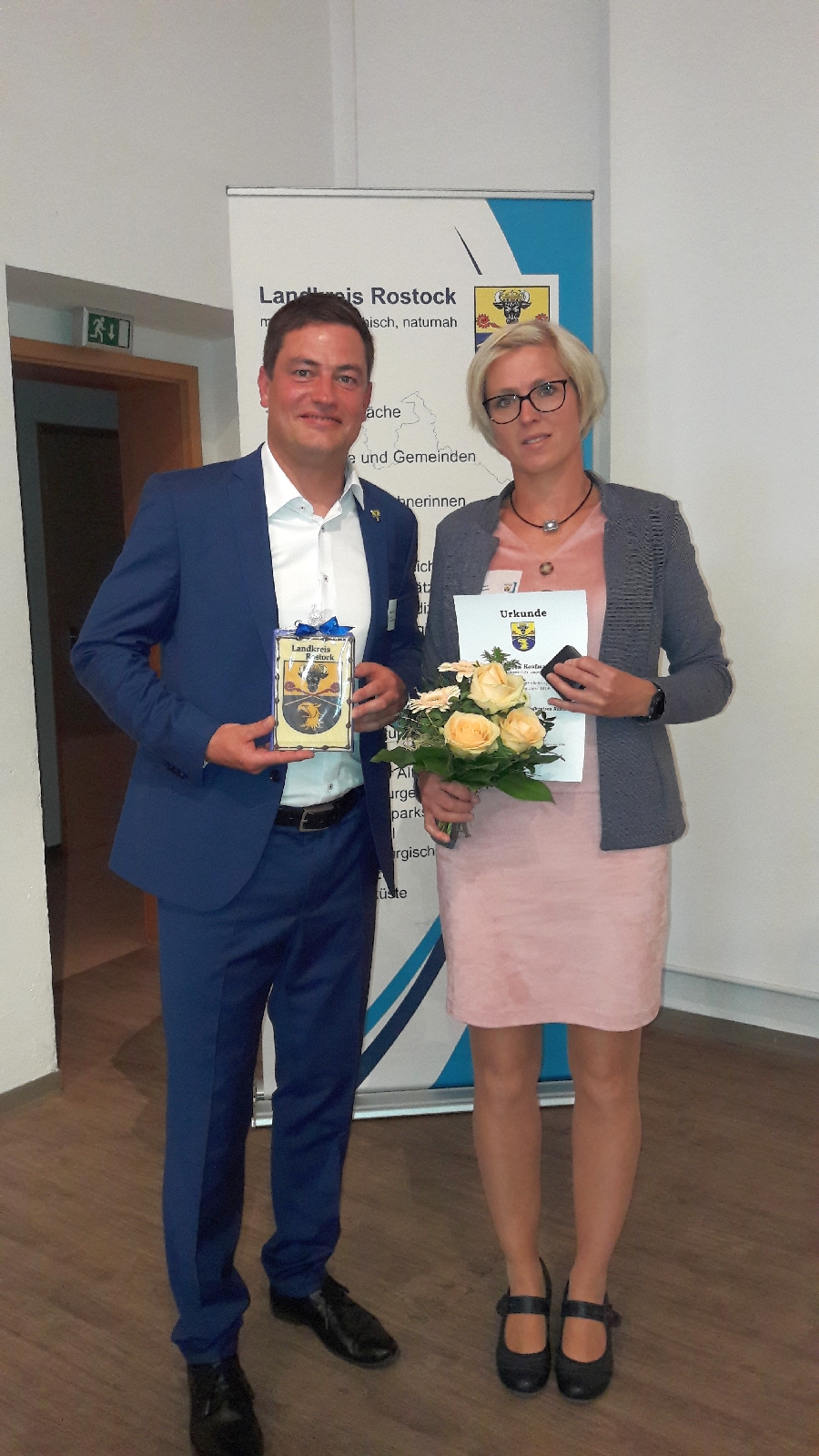 Laager Sportlerin durch den Landrat geehrt