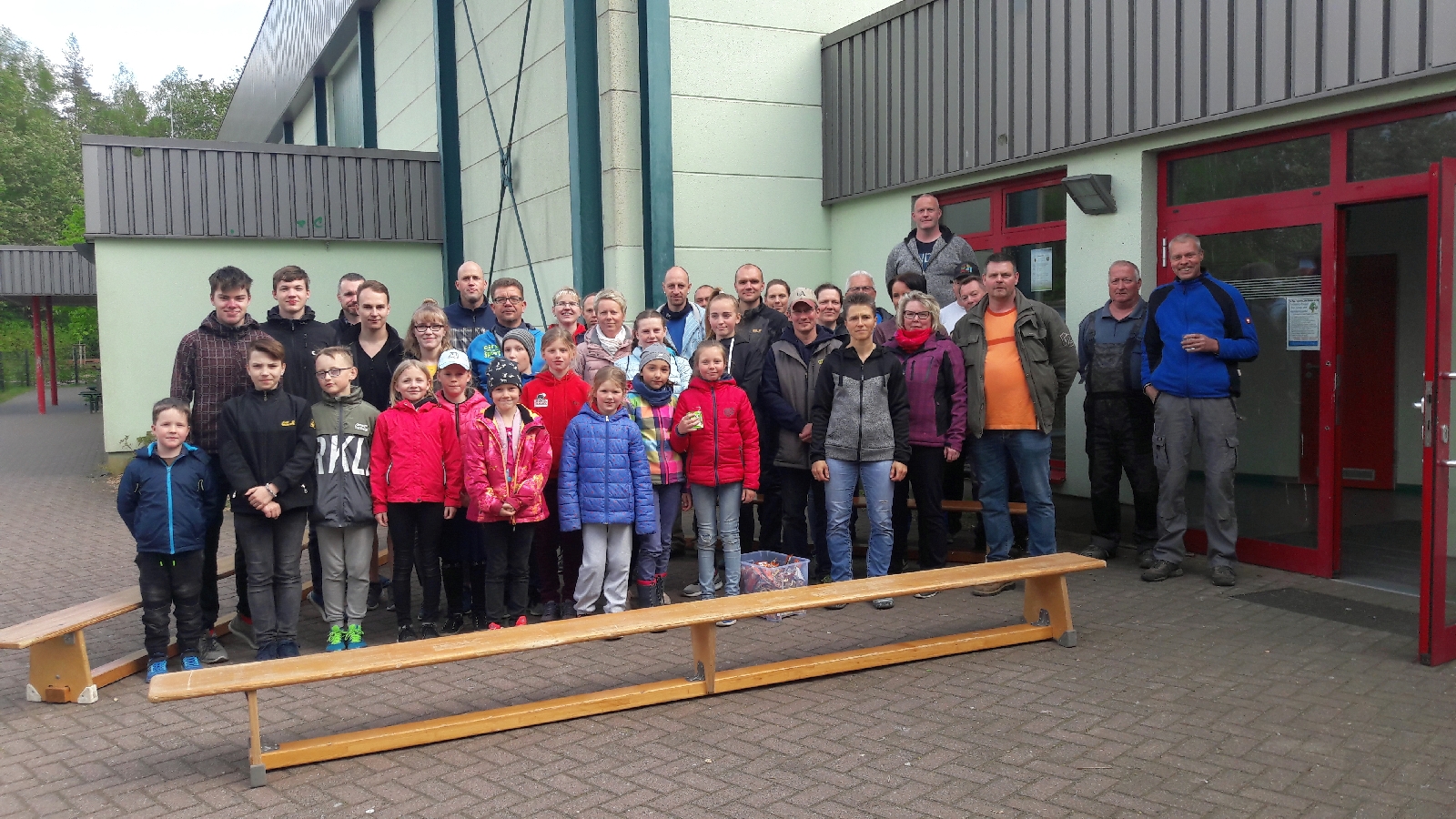 Arbeitseinsatz der Laager Laufgruppe und der Reservisten kam gut an