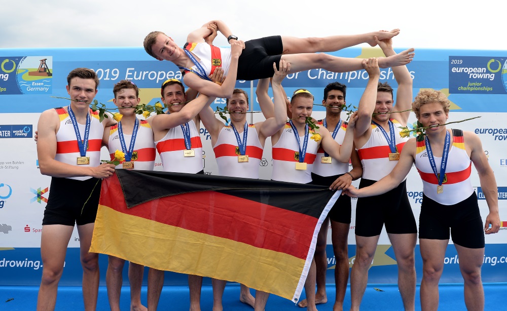 Deutschlands Junioren räumen bei Ruder-EM ab