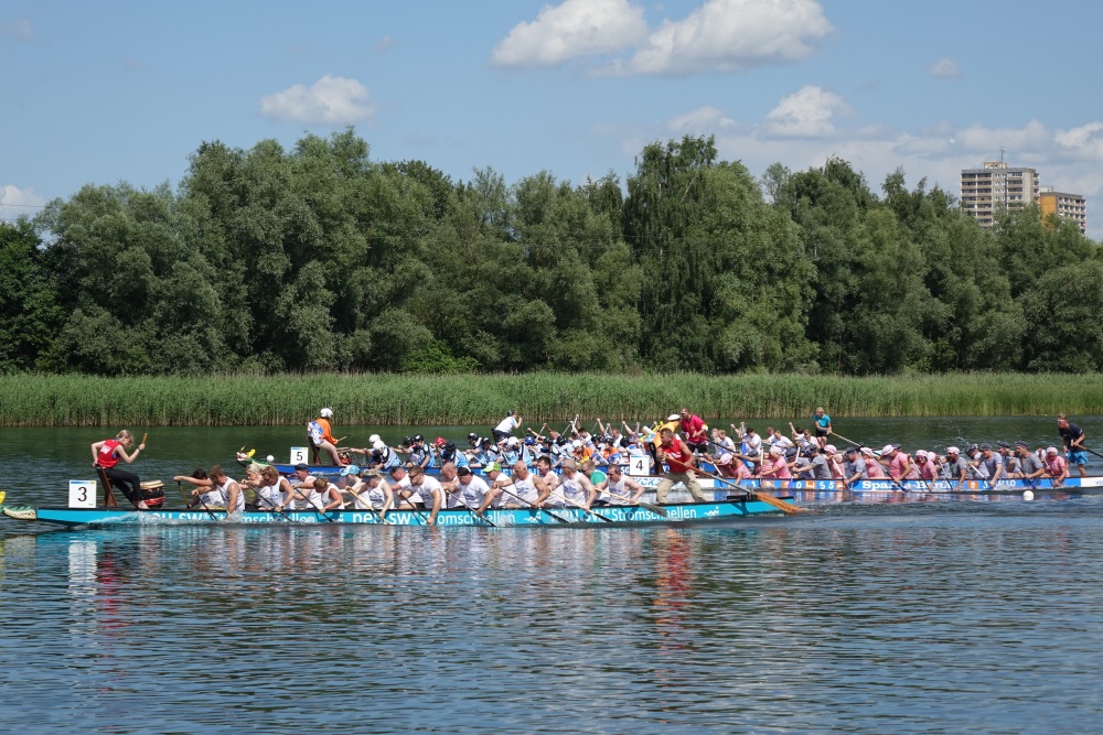 Wassersport-Spektakel am Reitbahnsee