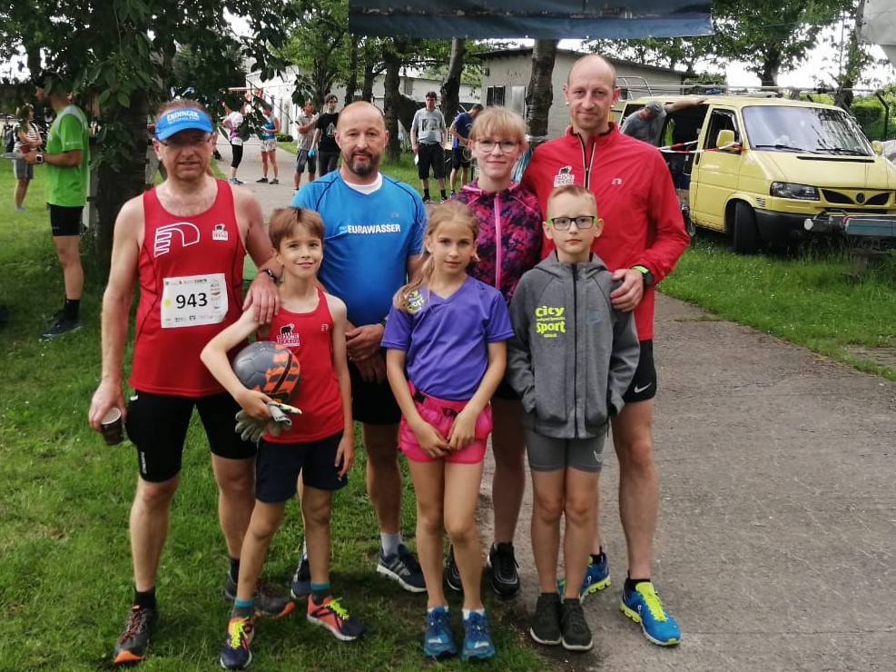 Laager Abordnung bei Strandlauf in Wismar in guter Form