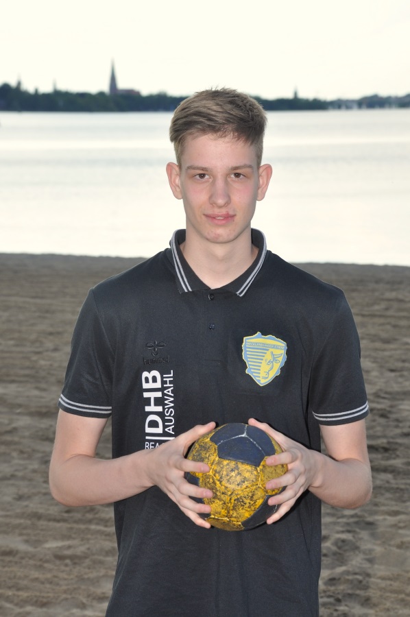 Yannick Raatz „beacht“ im Nationaltrikot