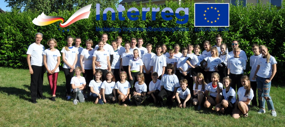 Junge Tanzsportler im deutsch polnischen Trainingscamp