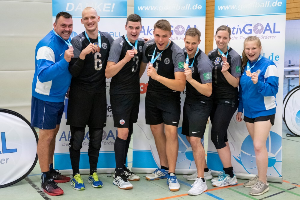 Goalballer triumphieren in der Bundesliga und holen Bronze