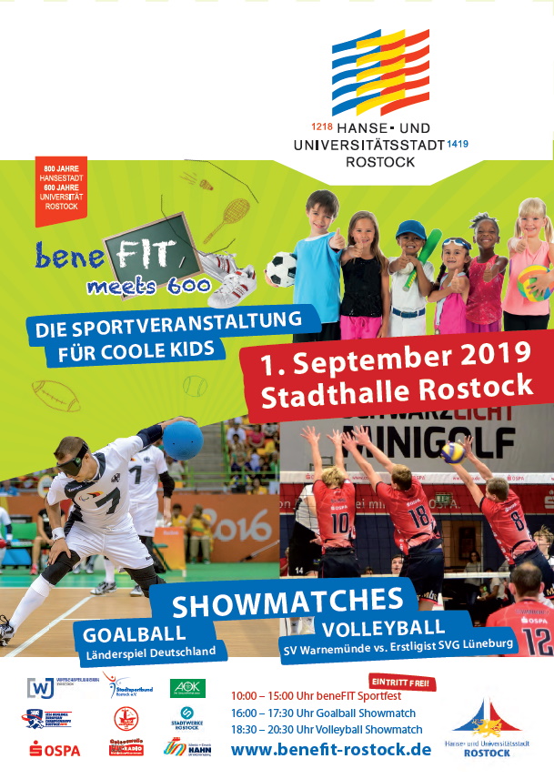 „beneFIT meets 600“ am 1. September in der Stadthalle