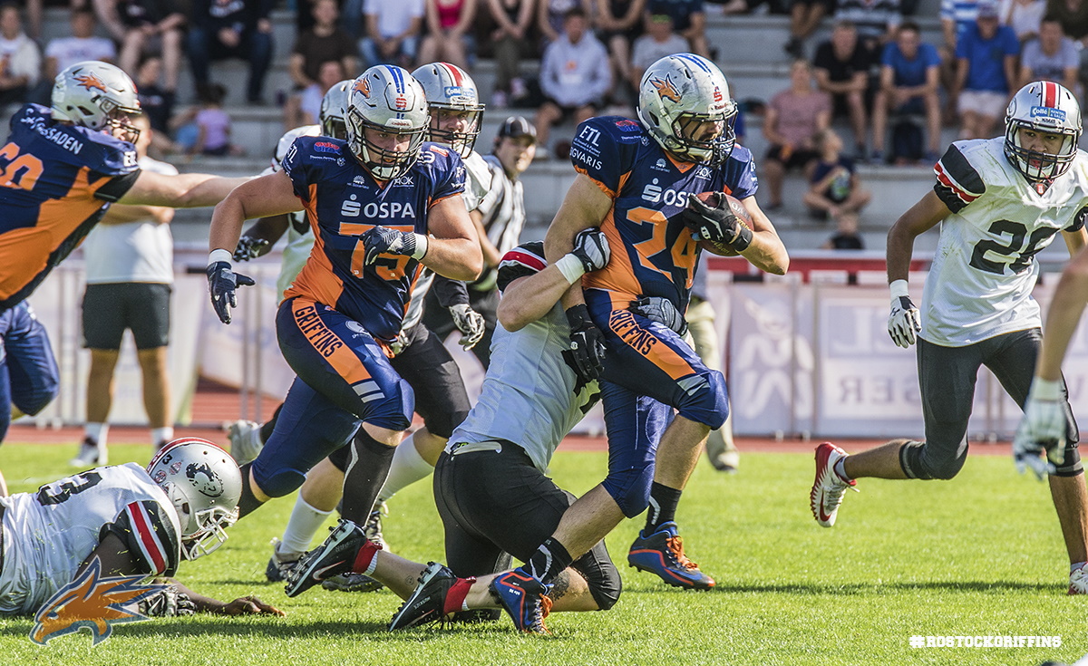 Griffins müssen sich in einem Footballkrimi geschlagen geben