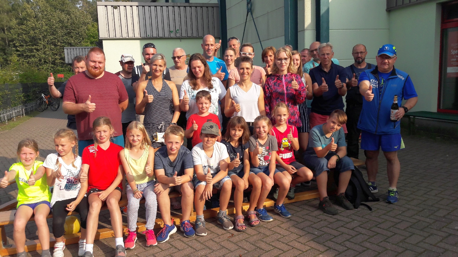 Laufsportler fegten durch den Stadtwald