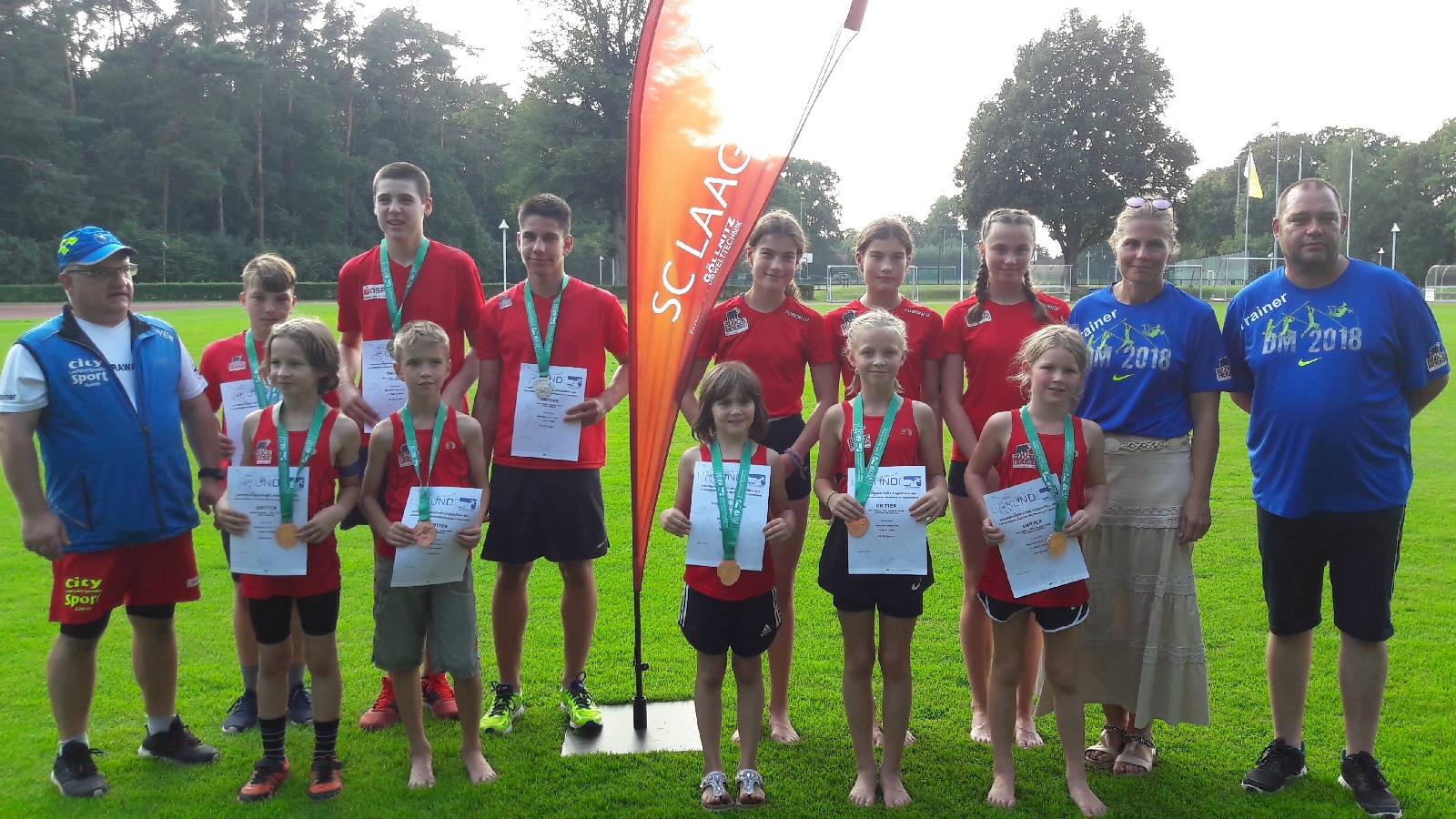 Laager Läufernachwuchs überzeugte auf der Bahn