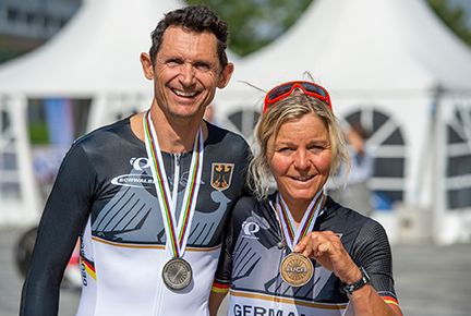 Teuber und Schindler rasen zu Silber