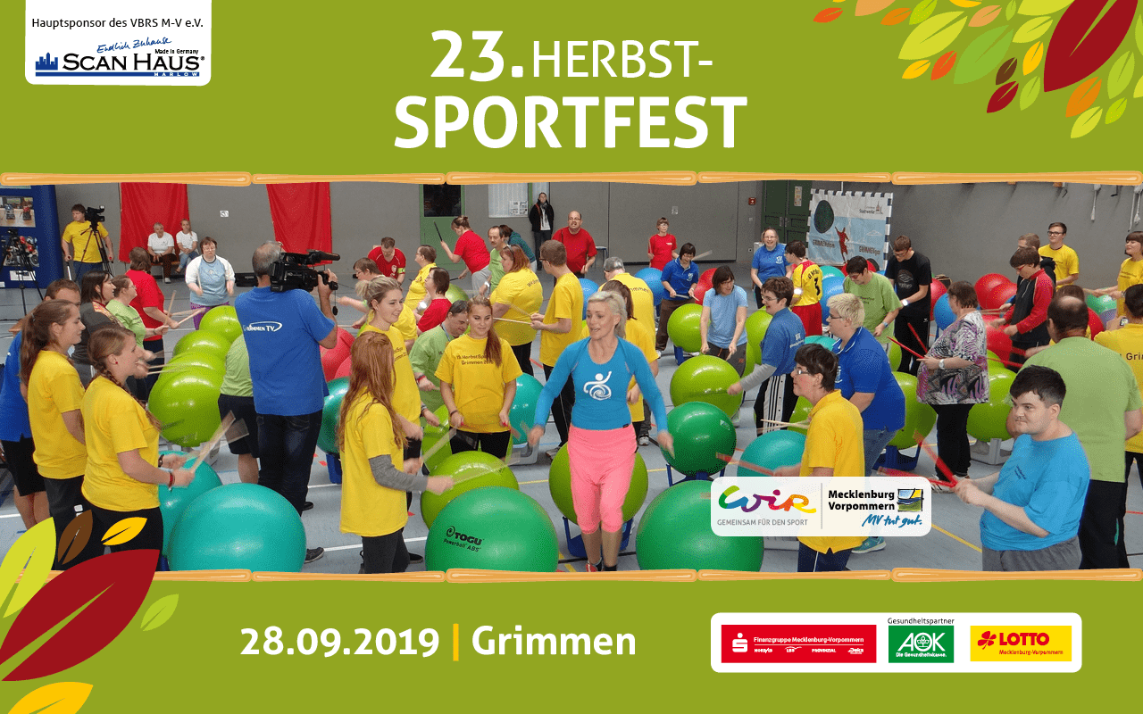 Bewegungsangebote für Jedermann beim 23. HerbstSportfest in Grimmen