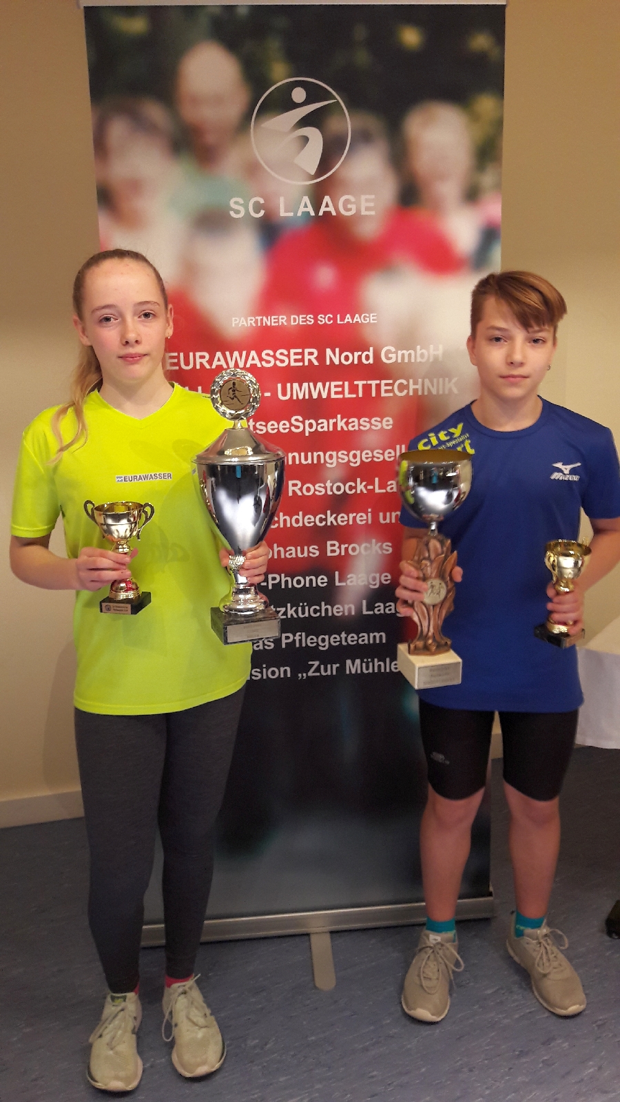 Laufgruppenkinder kamen nochmal richtig ins Schwitzen