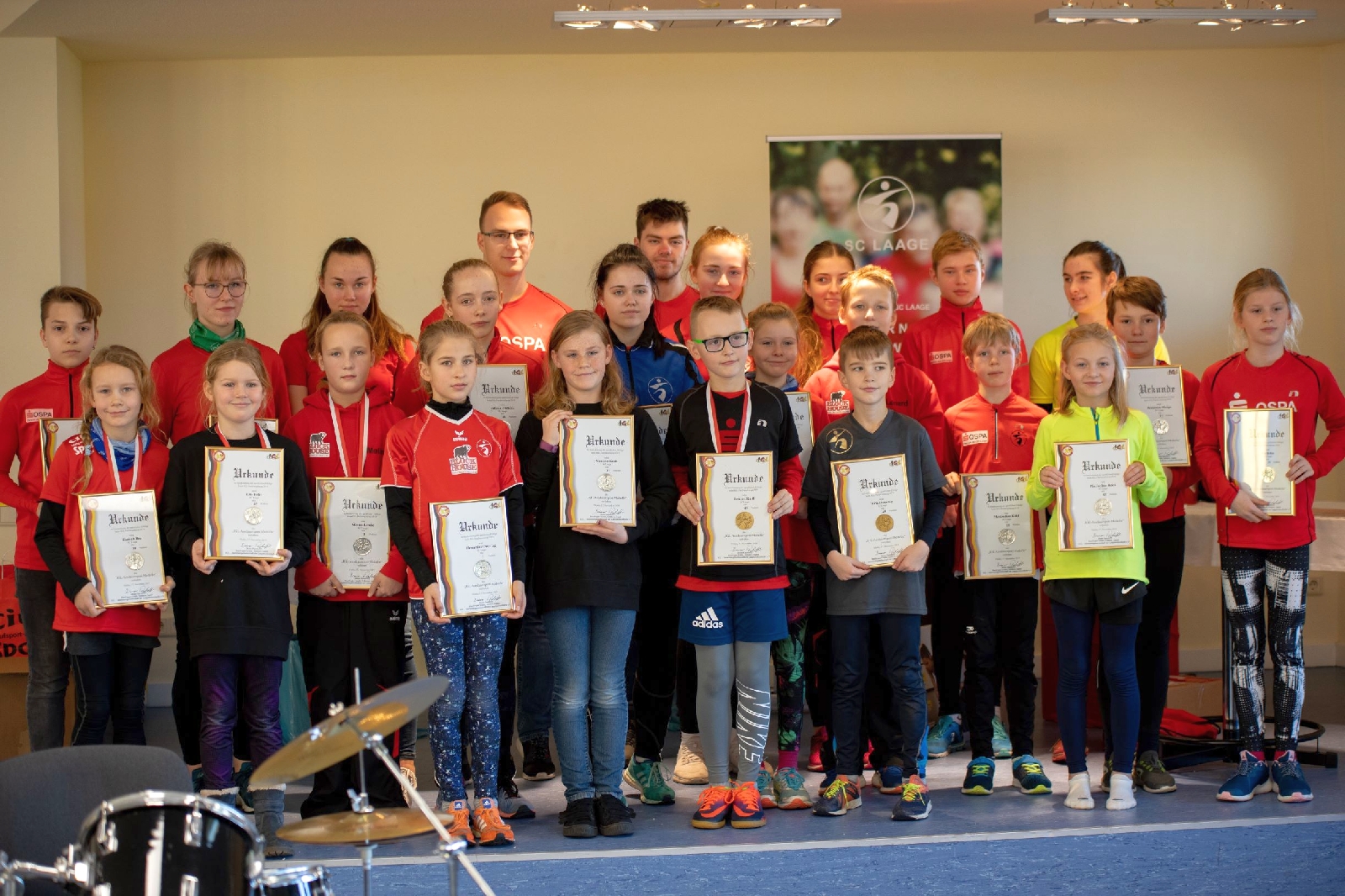 Tolle Ehrung für Laager Nachwuchsläufer