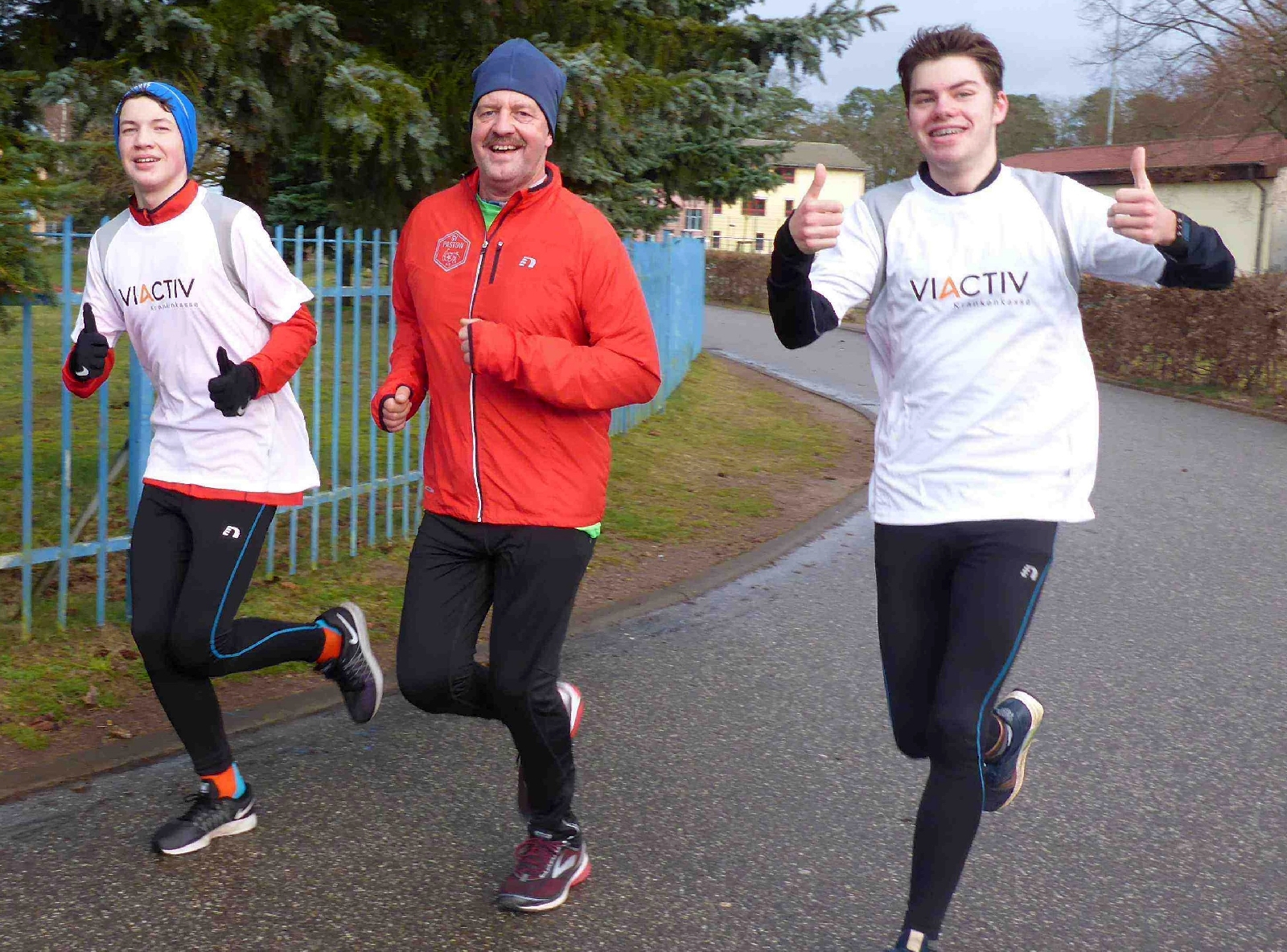 Neujahrsläufer starten in Laage