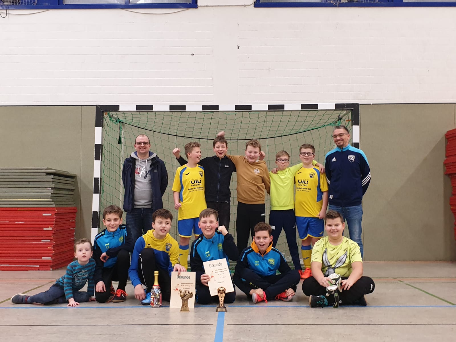 Laager SV 03 D-Junioren beim Hallencup Sternberg/ Brüel