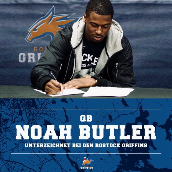 Noah Butler wird QB der Griffins