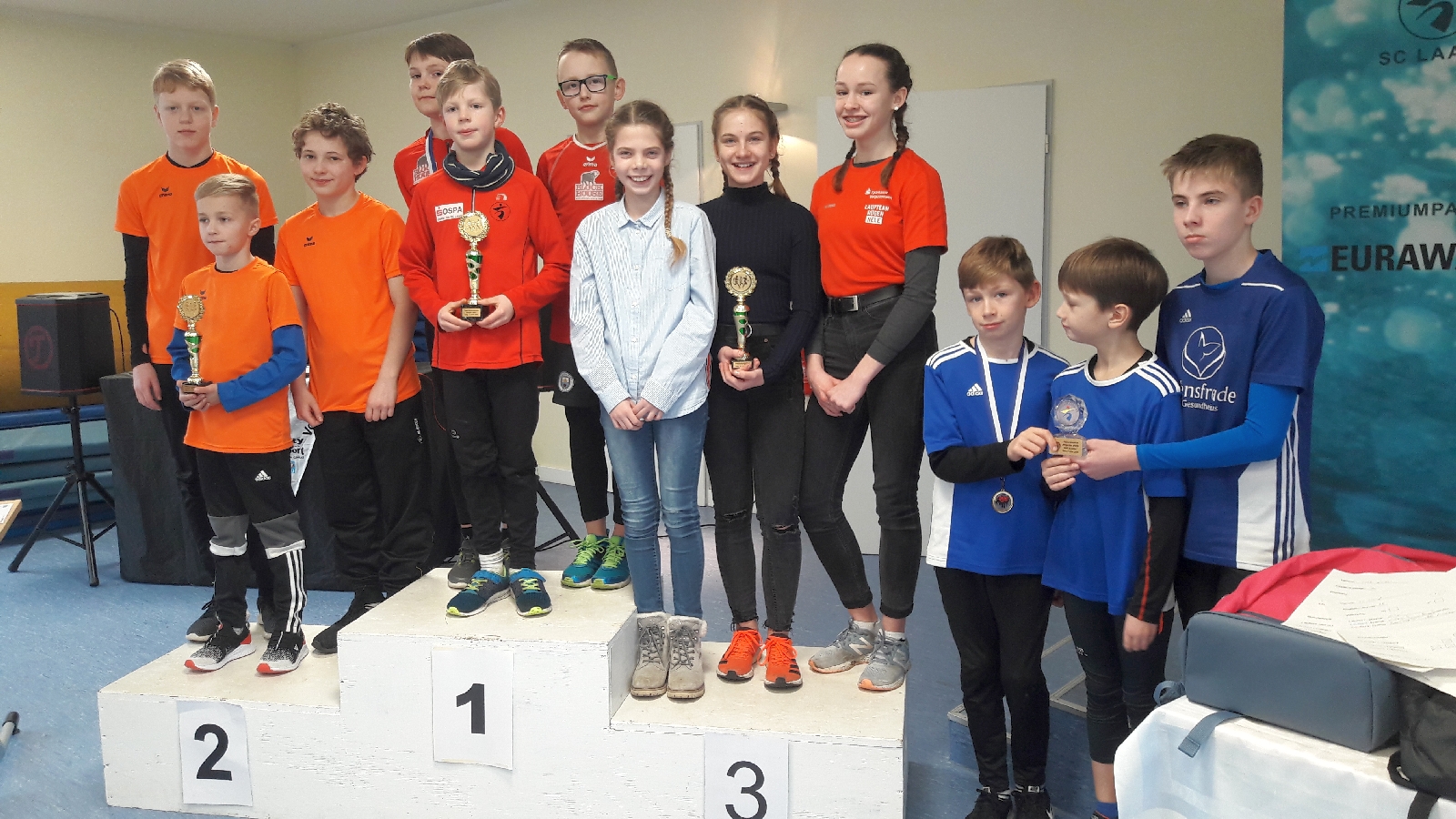 Staffellauf auf der Recknitzkampfbahn