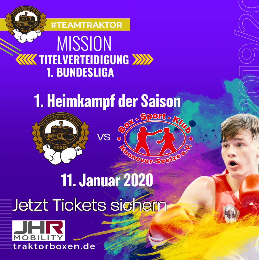 Traktor-Boxer trainieren zwischen den Feiertagen