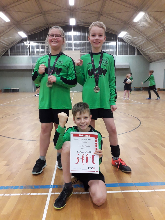 Erfolgreiches Wochenende für Güstrower Nachwuchsfaustballer