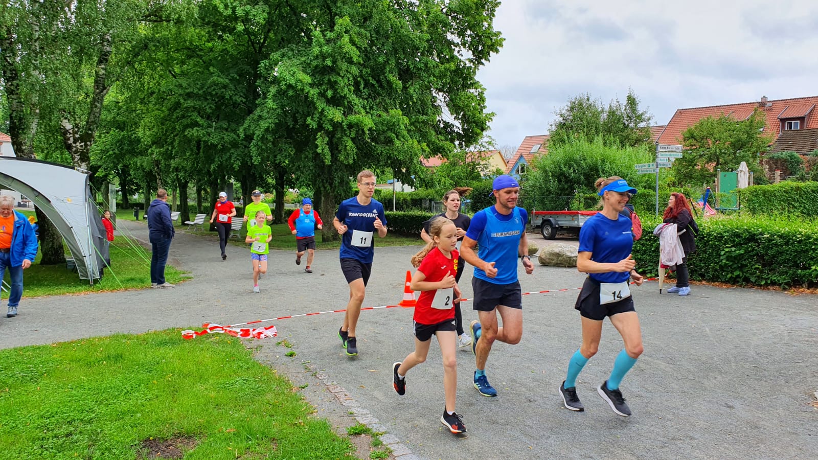 Trainingslauf in Krakow am See