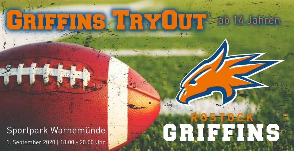Griffins Tryout am 1. September