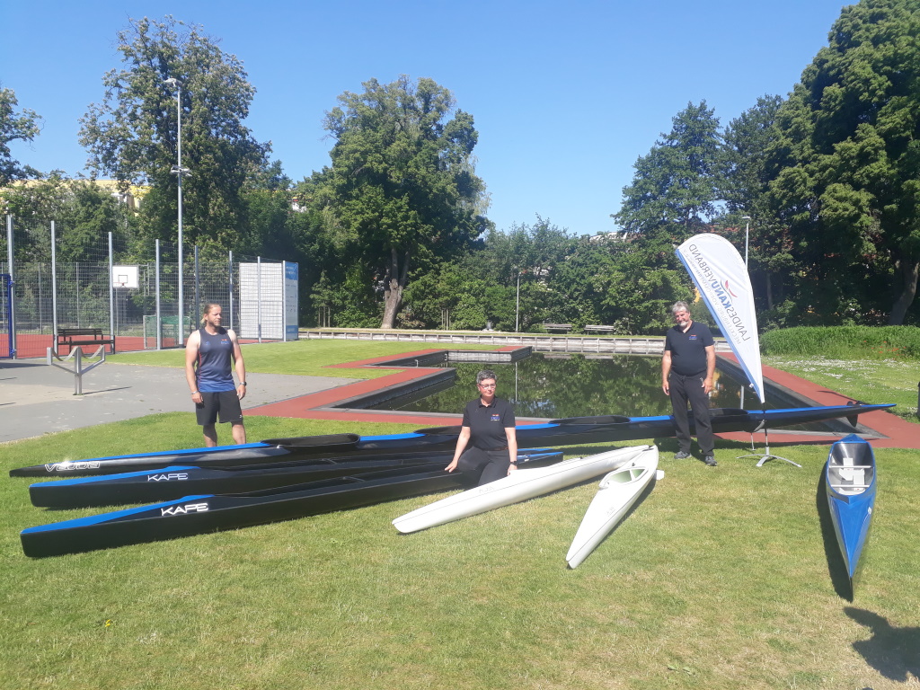 Landeskanuverband übergibt Rennboote an LLZ und TSP