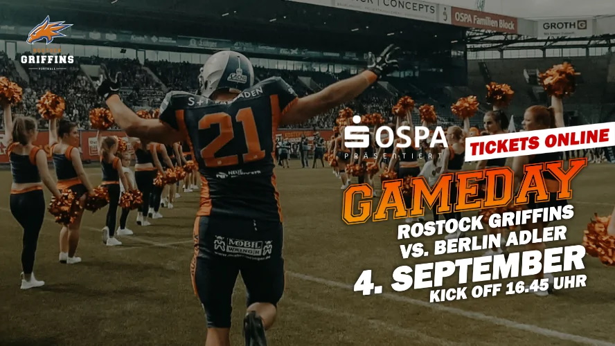 Klappe die Dritte – Griffins erneut zu Gast im Ostseestadion