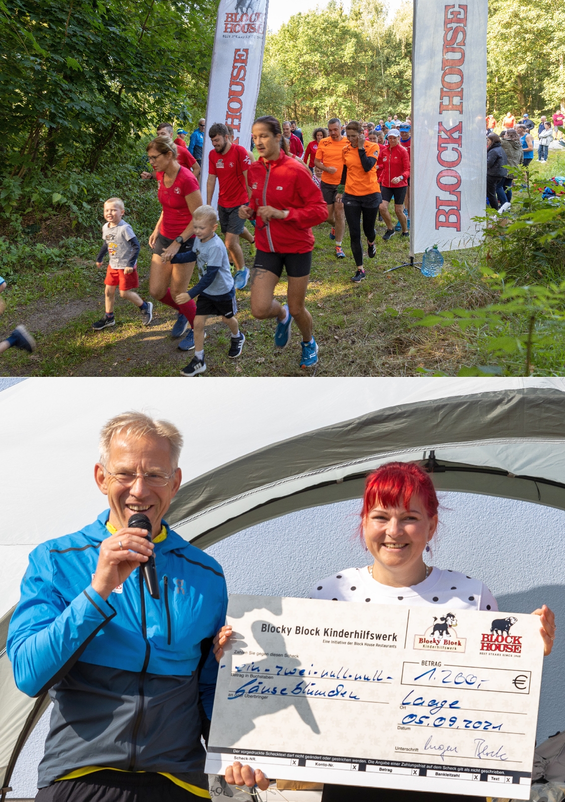 Blocky Block Spendenlauf macht Kinder glücklich