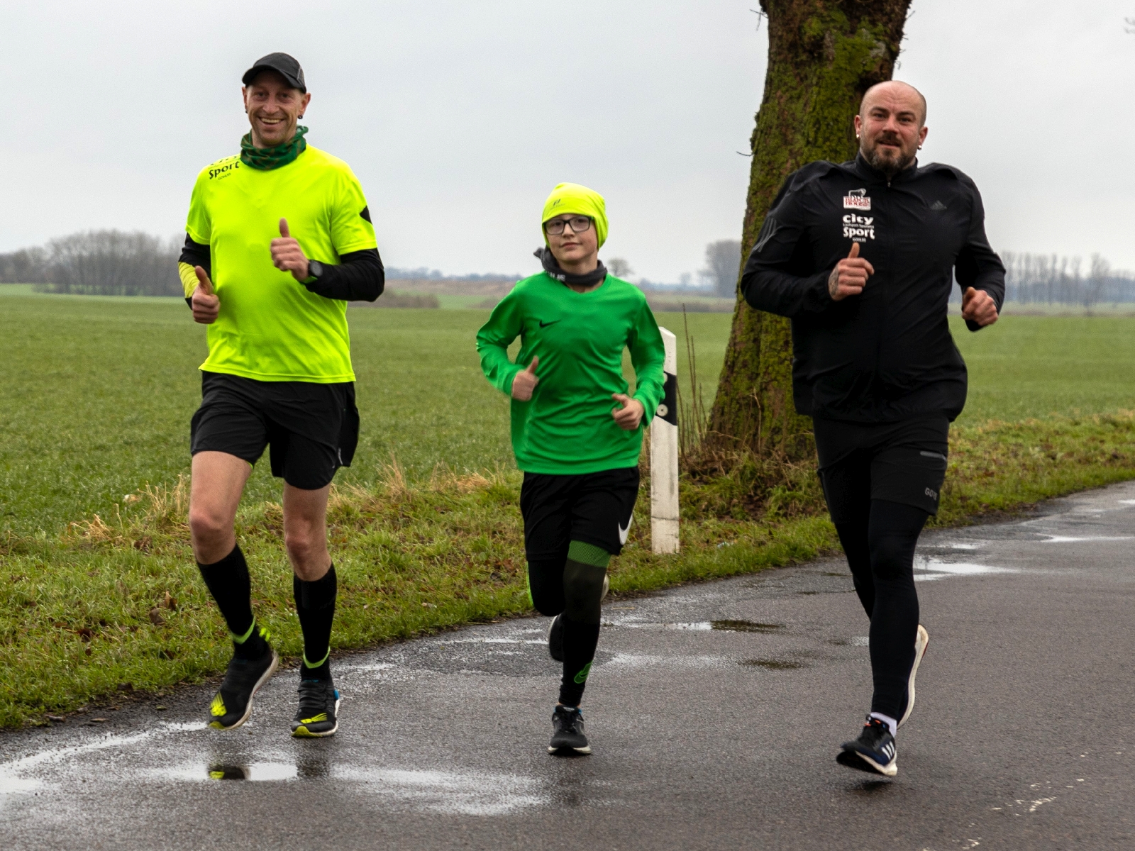 Am letzten Tag des Jahres sportlich aktiv
