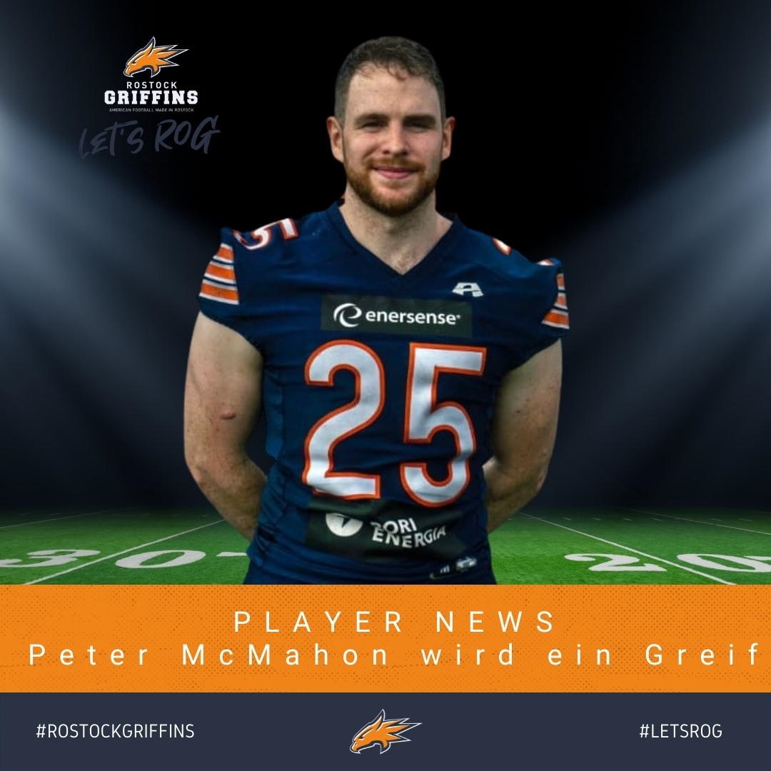 Peter McMahon wird ein Greif