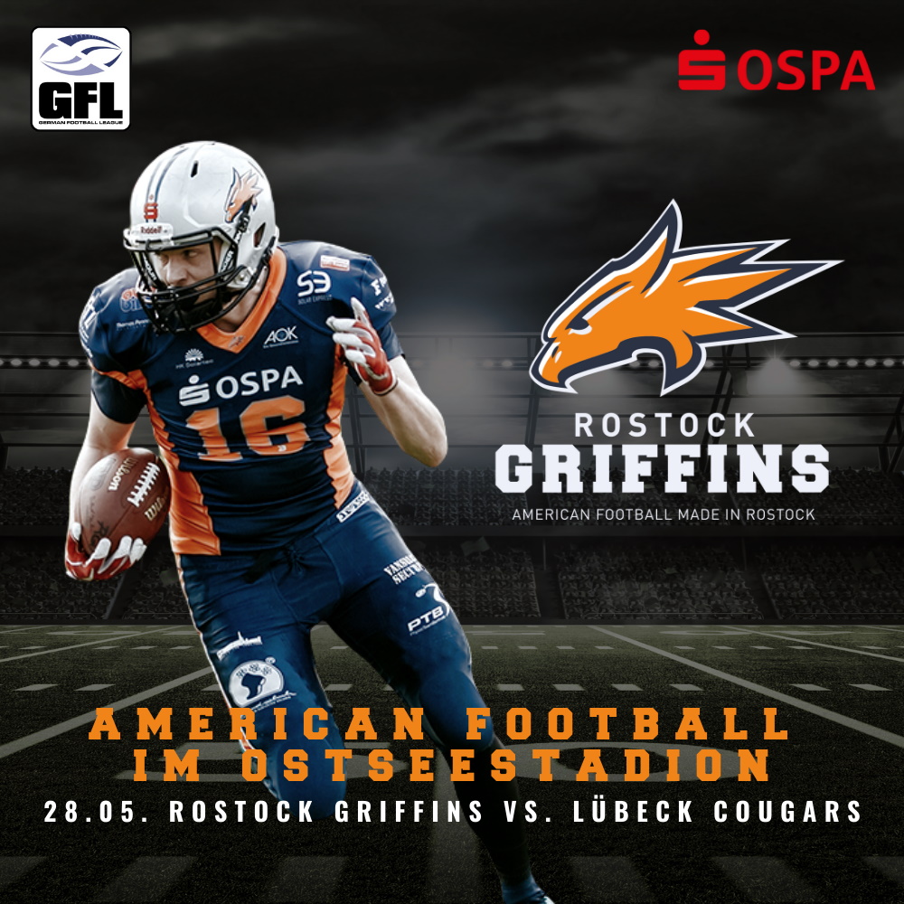 Griffins erneut zu Gast im Ostseestadion