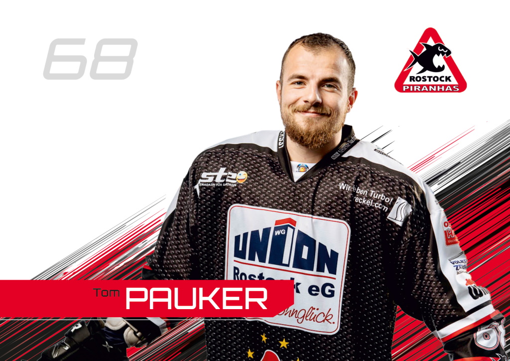 Tom Pauker stürmt im kommenden Jahr für die Piranhas!