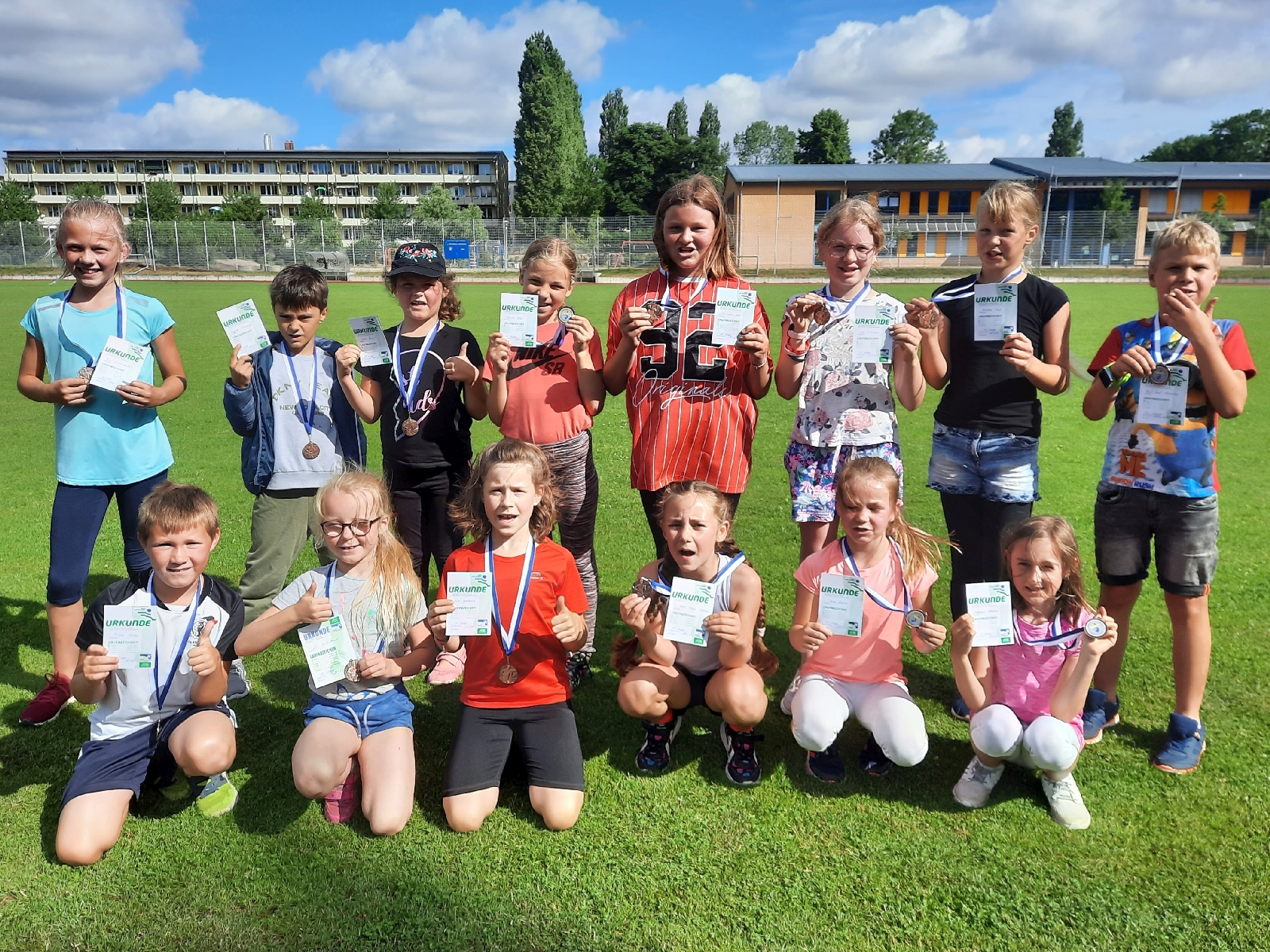 Laufgruppe unterstützt Projekttage am RecknitzCampus