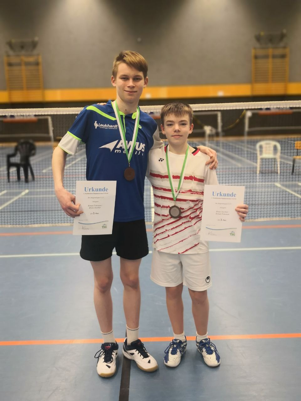 Überraschungserfolg für Schweriner Jungendoppel