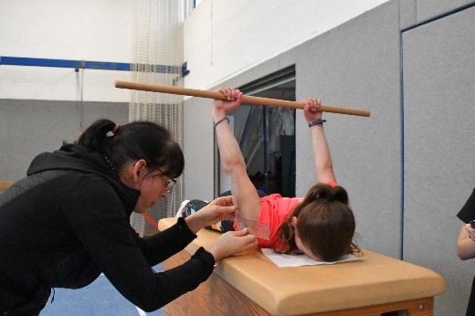 Sportmotorischer Test der Voltigierer