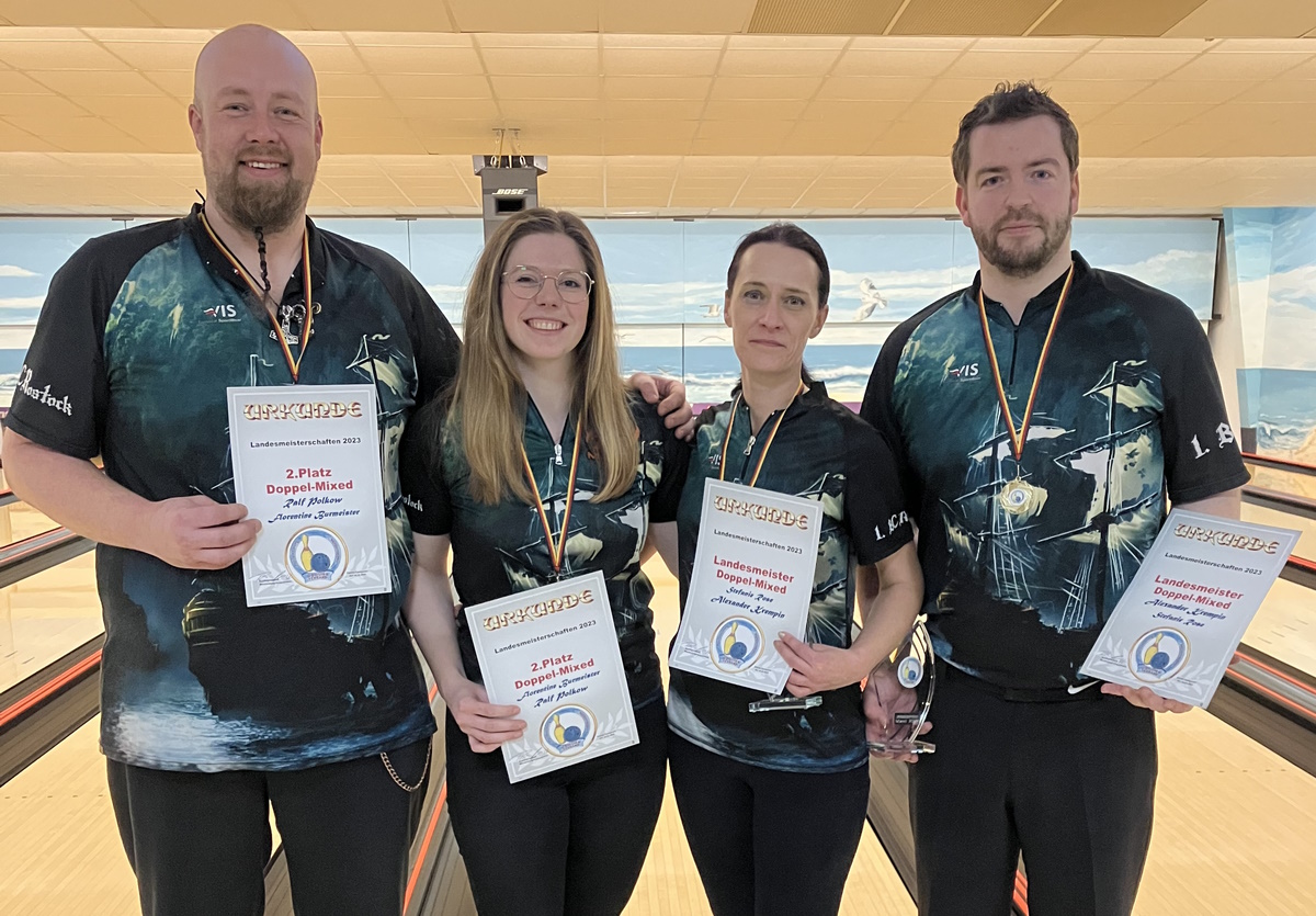 Rostocker Mixed-Teams werden Meister und Vizemeister