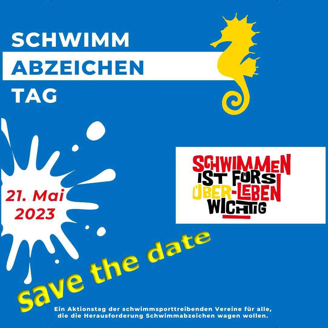 21. Mai 2023 ist Schwimmabzeichentag