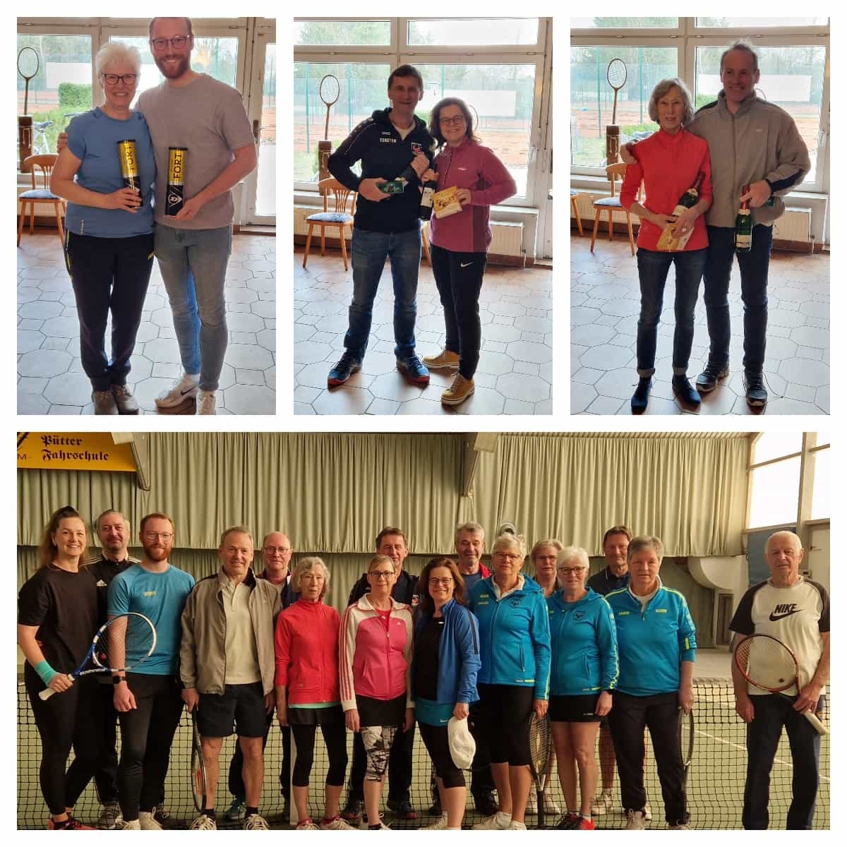 Familiäres Tennis-Mixed-Turnier in Parchim