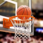 Basketball landet im Korb