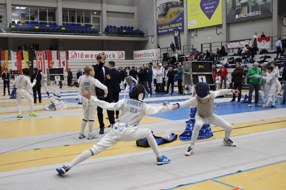 Beste Stimmung bei den Deutschen Fechtmeisterschaften U15